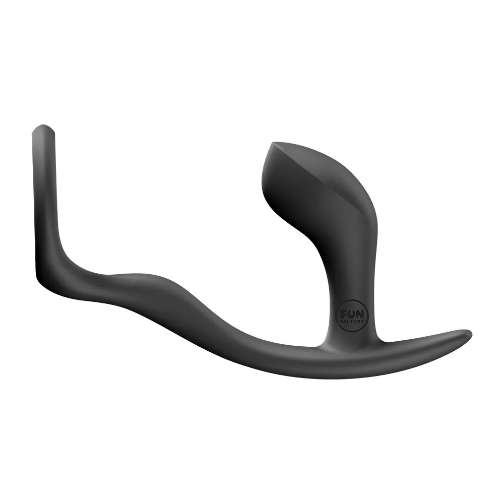 Fun Factory BOOTIE RING Black - Black 14.7 cm Anal Plug with Cock Ring - Image 7