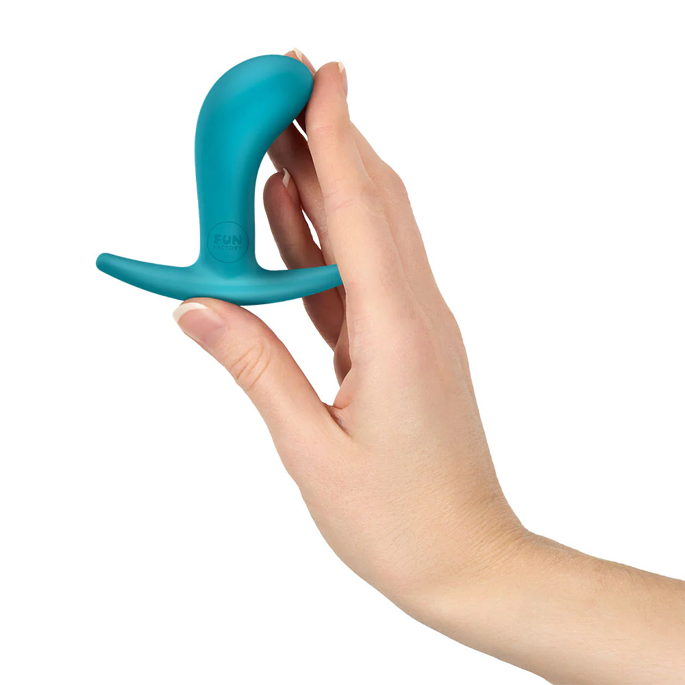 Fun Factory BOOTIE S Aquamarine - Aquamarine 7.9 cm Small Butt Plug - Image 3