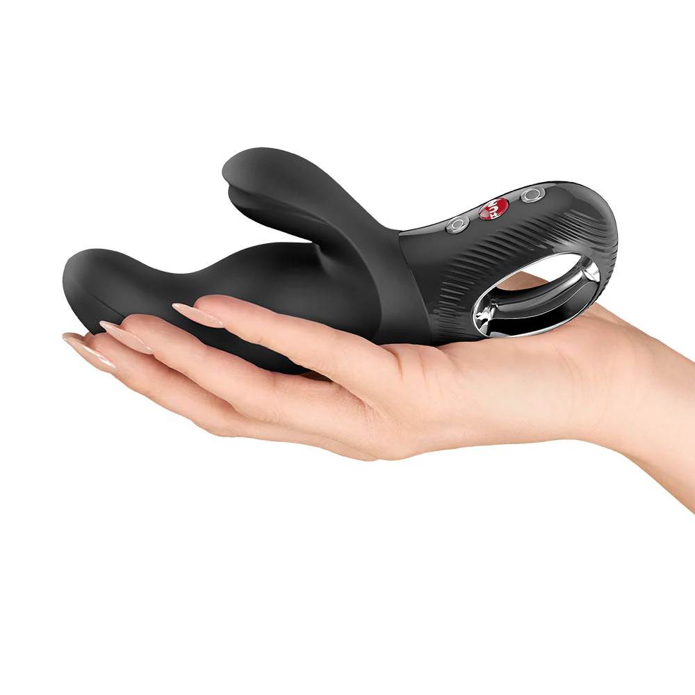 Fun Factory MISS BI Black - Black 17 cm USB-C Rechargeable Vibrator - Image 2