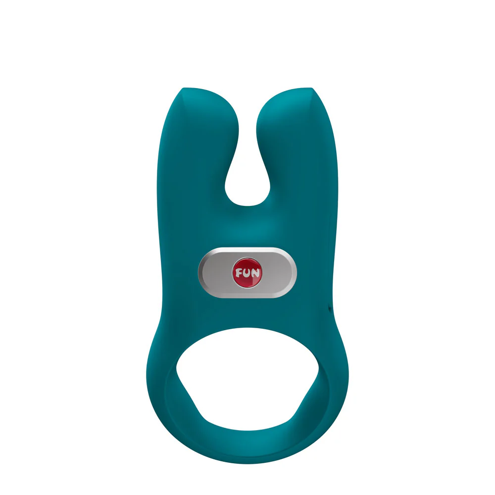 Fun Factory NOS PRO Bottle Green - Bottle Green USB-C Rechargeable Vibrating Cock Ring - Image 2