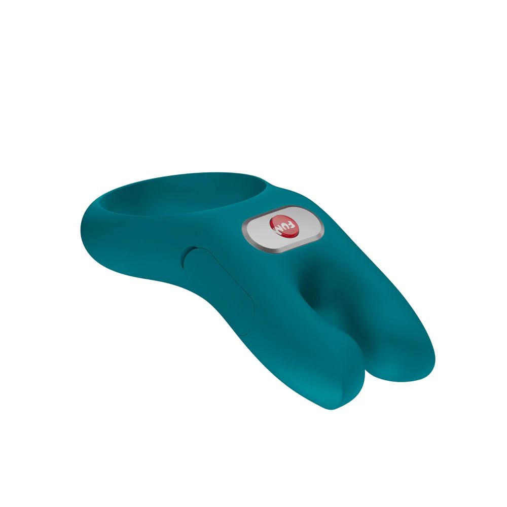 Fun Factory NOS PRO Bottle Green - Bottle Green USB-C Rechargeable Vibrating Cock Ring - Image 3