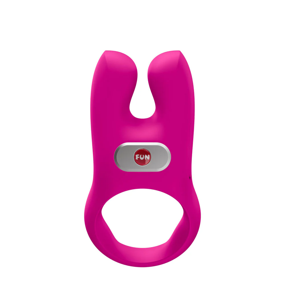 Fun Factory NOS PRO Magenta - Magenta USB-C Rechargeable Vibrating Cock Ring - Image 2