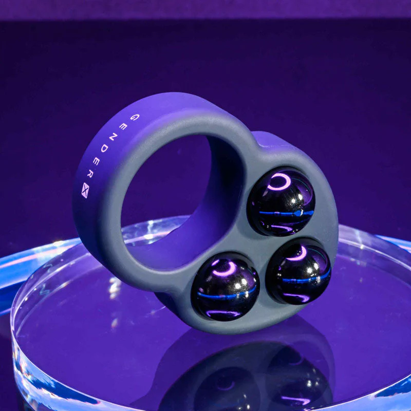 Gender X WORKOUT RING - Black Weighted Cock Ring - Image 2