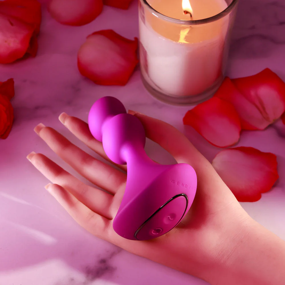 Gender X BALL GAME - Pink 13.5 cm USB Rechargeable Vibrating Butt Plug - Image 6