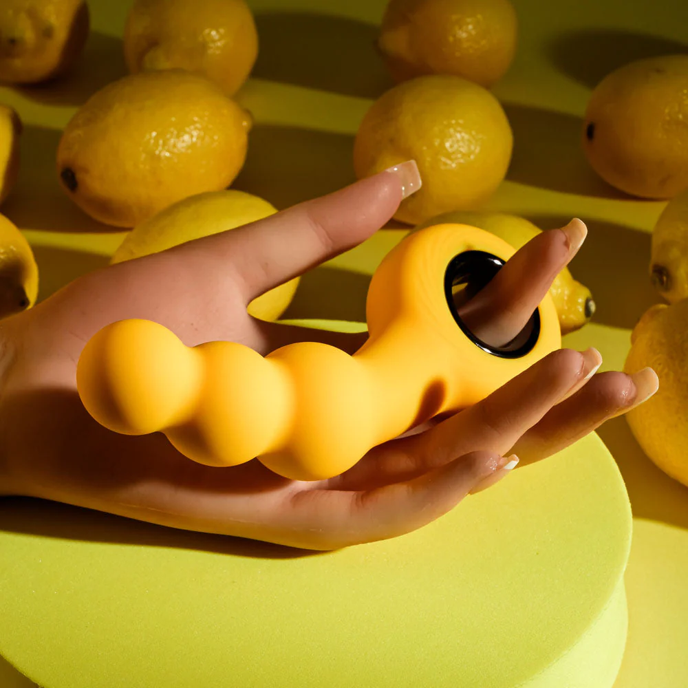 Gender X BUMBLE - Yellow 14.9 cm USB Rechargeable Butt Plug - Image 3