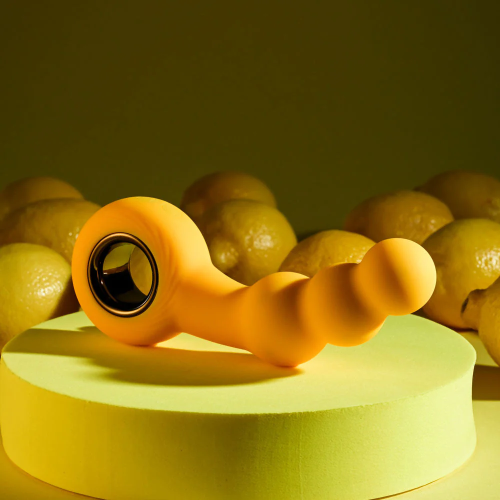 Gender X BUMBLE - Yellow 14.9 cm USB Rechargeable Butt Plug - Image 4