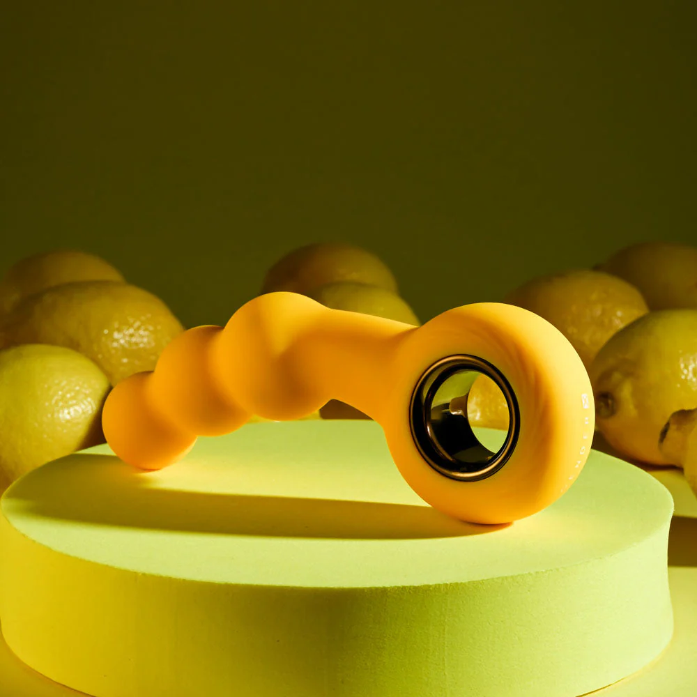 Gender X BUMBLE - Yellow 14.9 cm USB Rechargeable Butt Plug - Image 6
