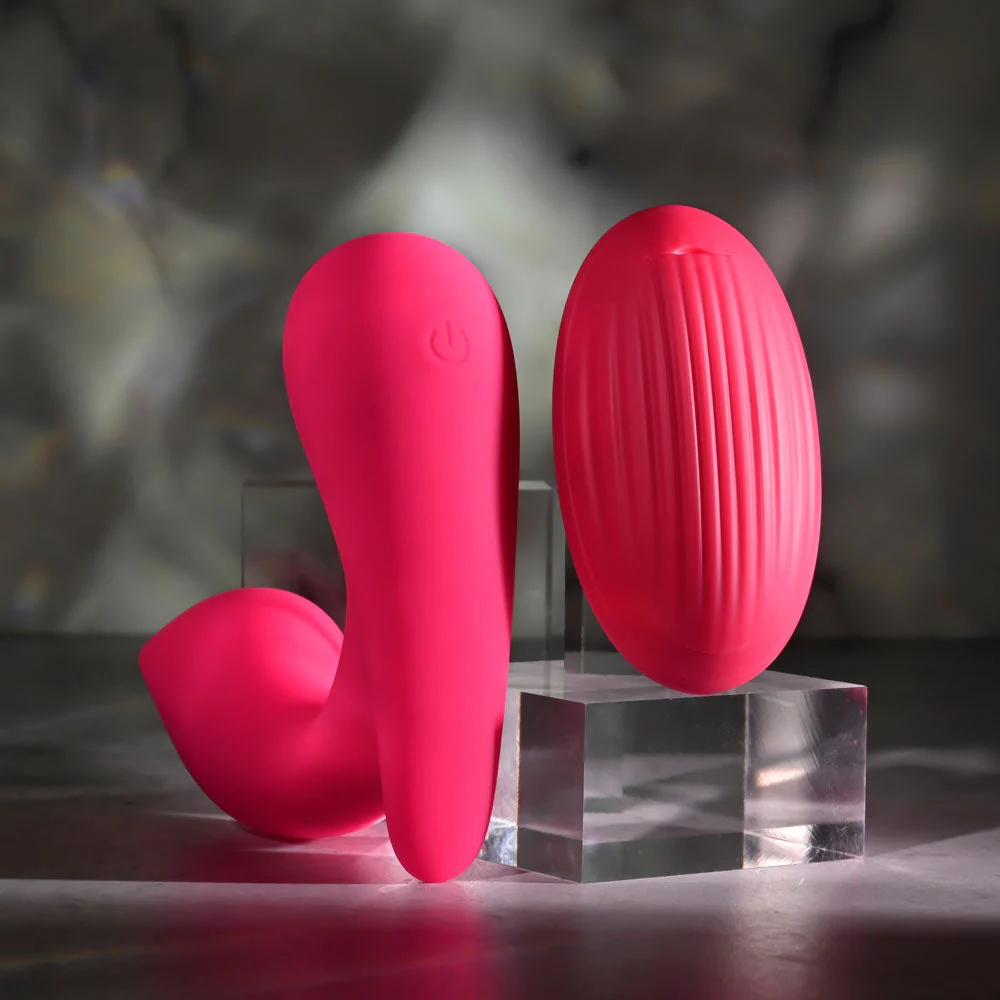 Gender X ALL ABOUT THE BASS - Pink USB Rechargeable Wearable Vibrator with Wireless Remote - Image 3
