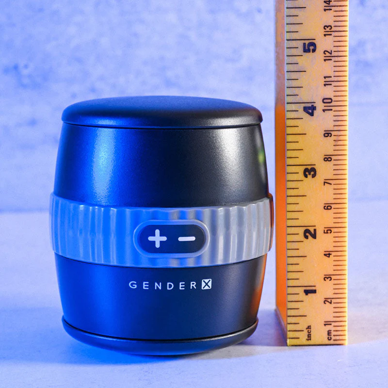 Gender X BARREL OF FUN - Black USB Rechargeable Stroker - Image 5