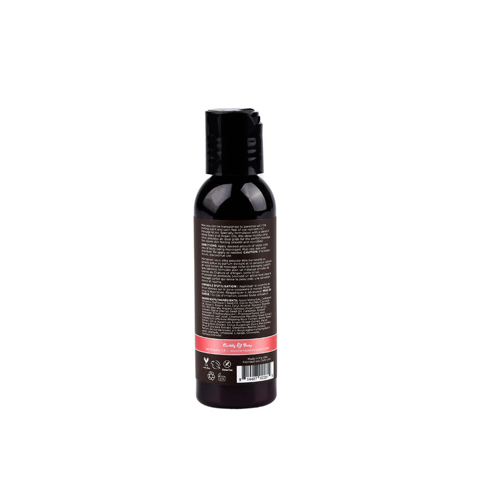 Hemp Seed Massage & Body Oil - Coconut Water, Citrus & Vanilla (Isle Of You) Scented - 59 ml Bottle - Image 2