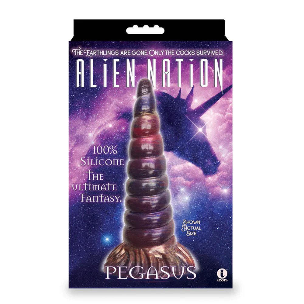Alien Nation - Pegasus - Metallic Coloured 20.3 cm Unicorn Fantasy Dong - Image 3