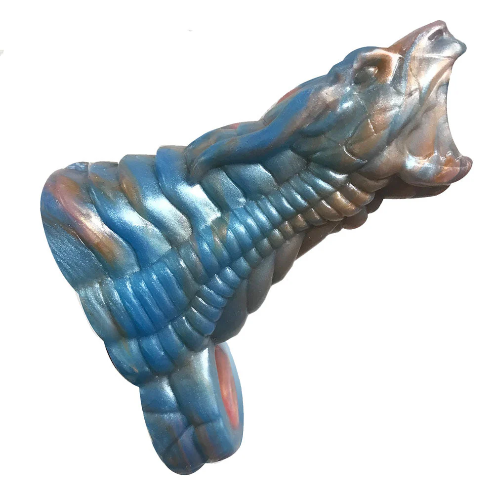 Alien Nation - Gila - Blue/Gold 14 cm Penis Sheath - Image 2