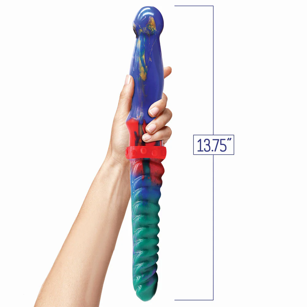 Alien Nation - Double Demon - Coloured 35 cm Fantasy Double Dildo - Image 3