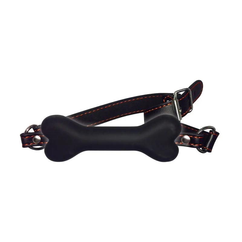 The 9's Orange Is The New Black, Bone Gag - Black/Orange Mouth Restraint - Image 2