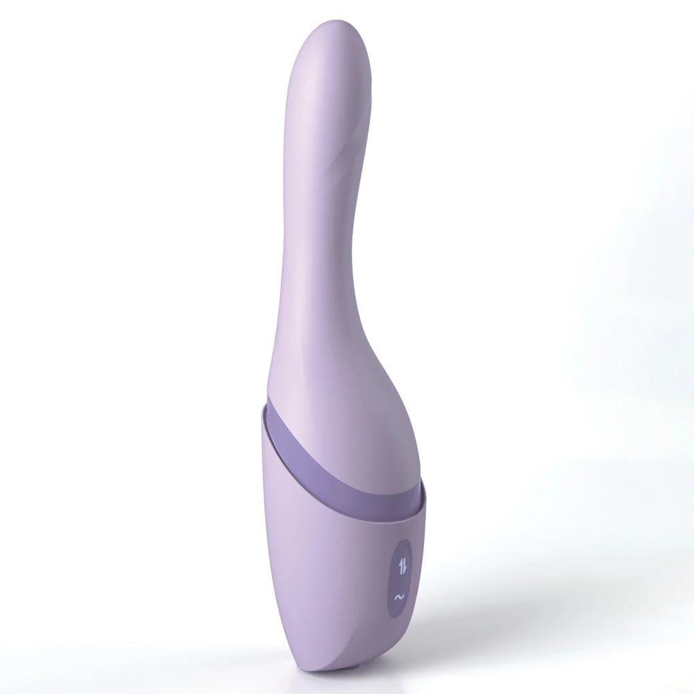 JimmyJane Hello Bang - Purple 27 cm USB Rechargeable Warming & Thrusting Vibrator - Image 2
