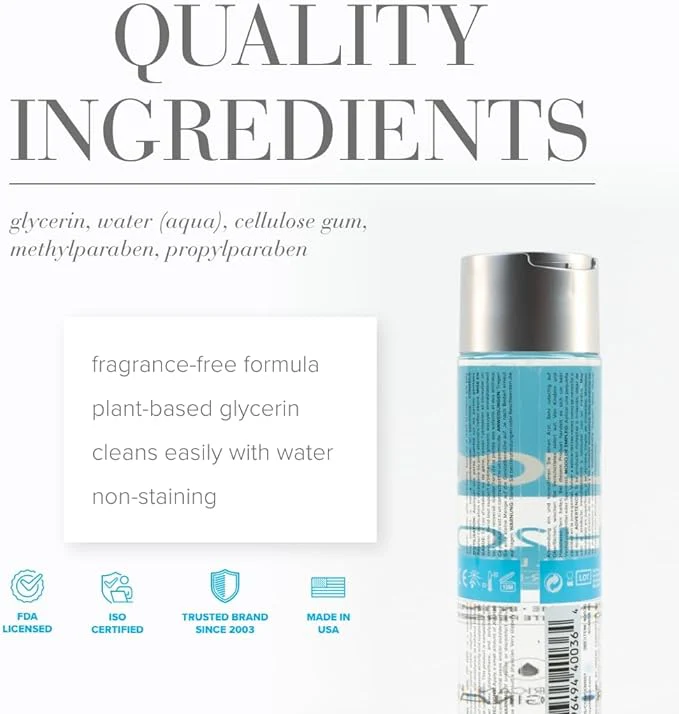 JO H2O Originial Water Based Lubricant 240ml - Image 4