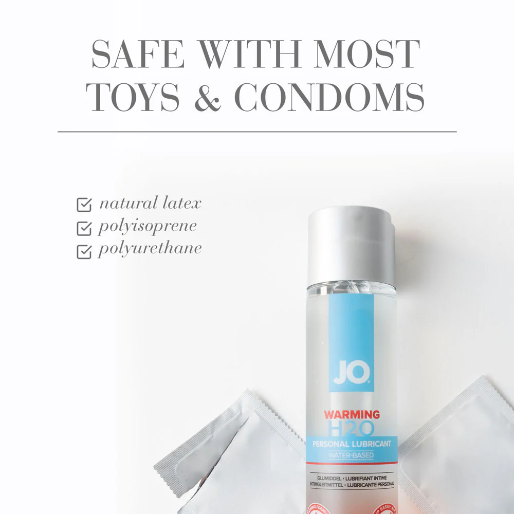 JO H2O Warming Lube - 60 mL - Water Based Warming Lubricant - 60 ml Bottle - Image 5