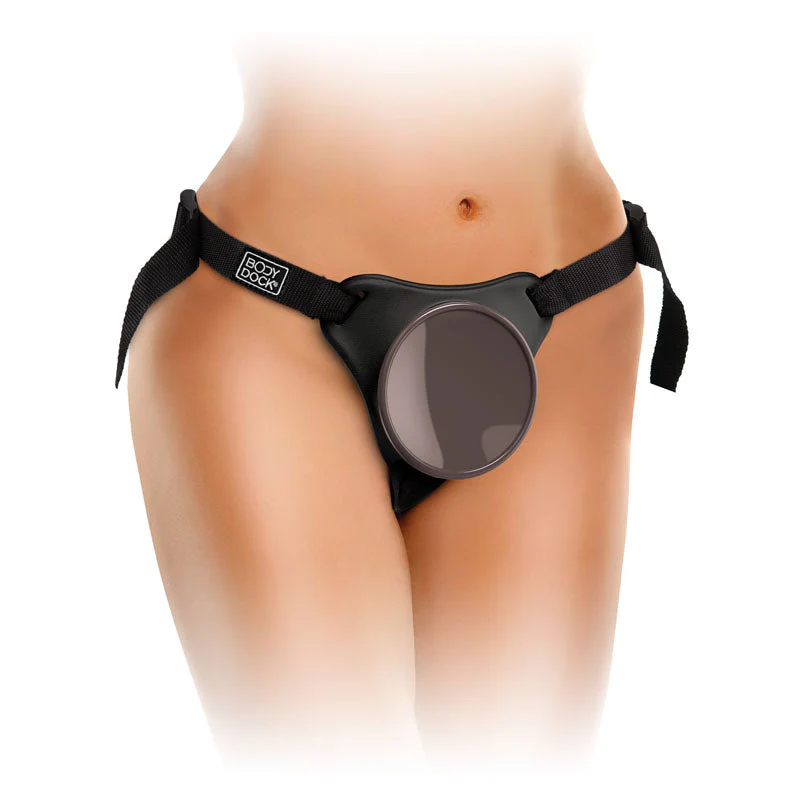 King Cock Elite Comfy Silicone Body Dock Kit - Body Dock Strap-On Harness with Tan 17.8 cm Dong - Image 3