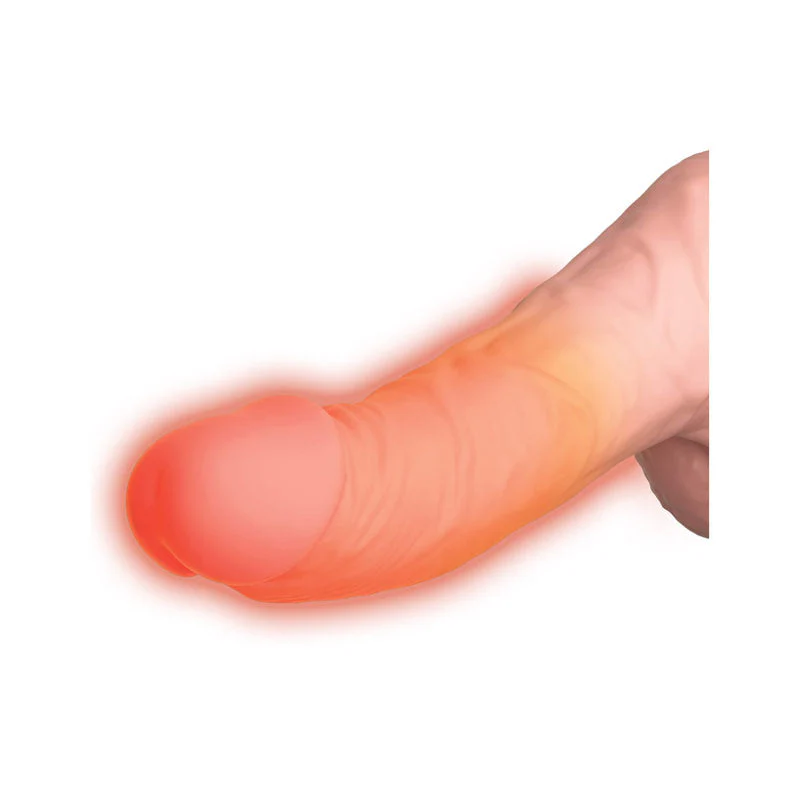King Cock Plus 6.5'' Thrusting Cock with Balls - Flesh 16.5 cm Thrusting Dong - Image 7