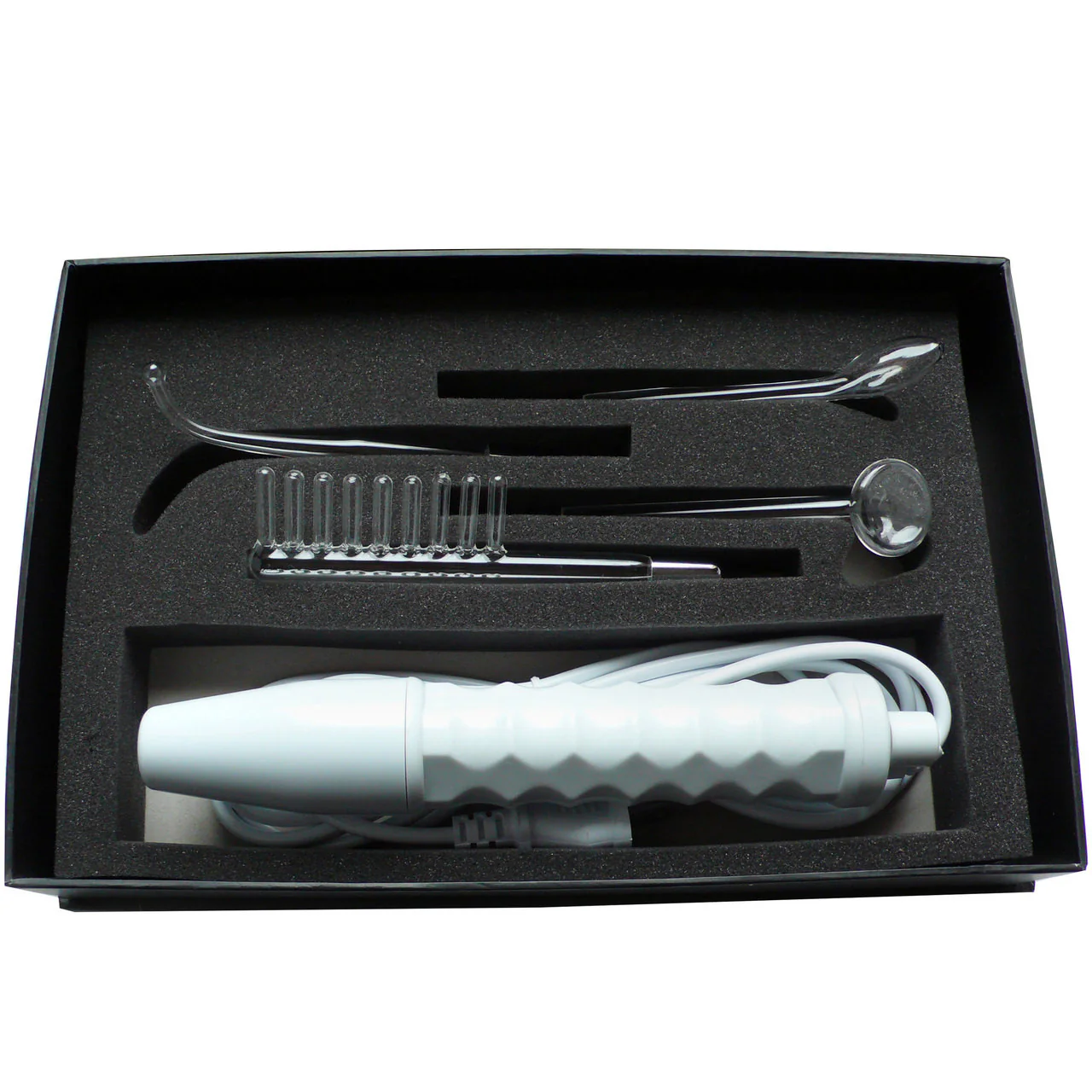 KinkLab Neon Wand Electrosex Kit - Purple E-Stim Kit - 5 Piece Set - Image 3