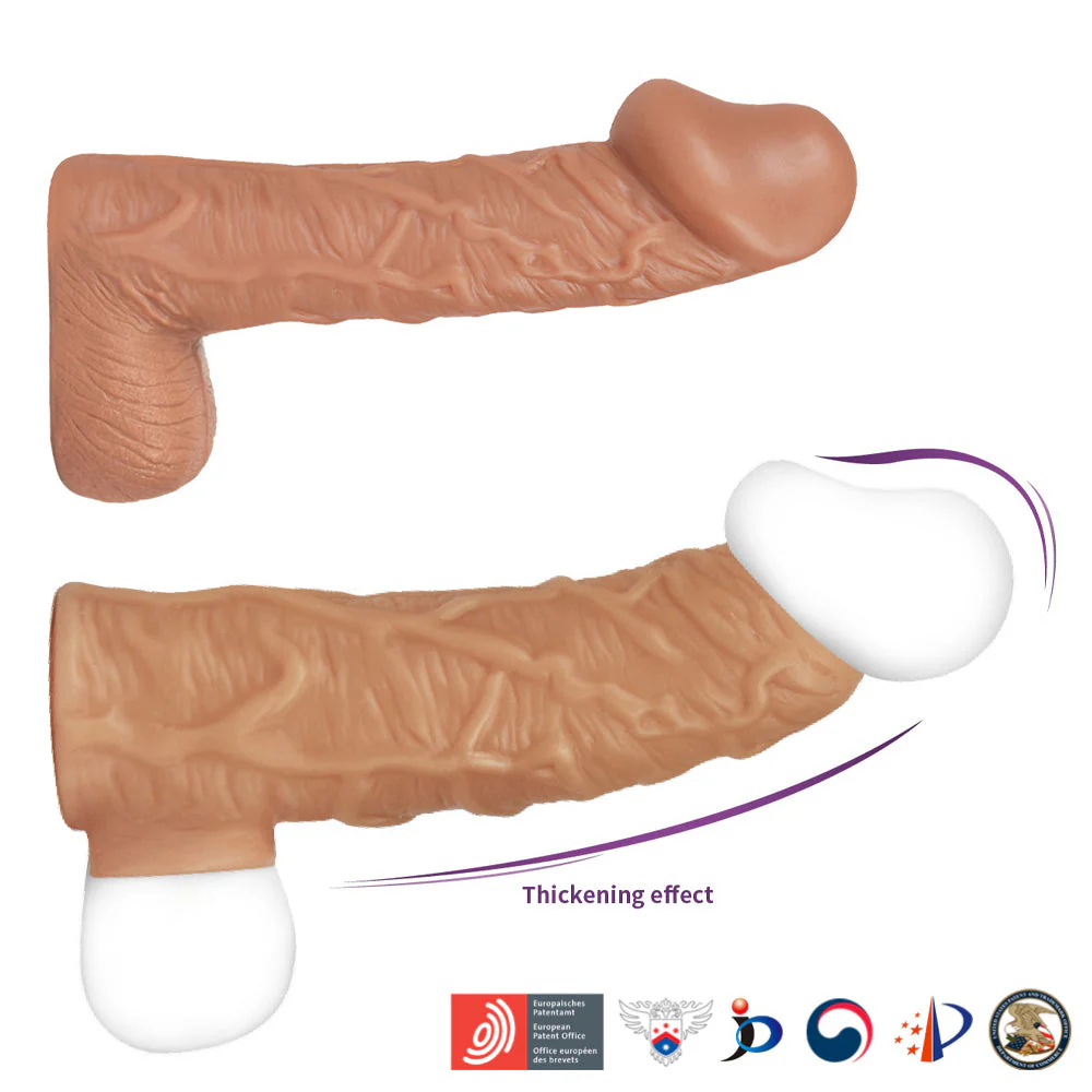 Kokos Nude Sleeve 1 - Flesh Penis Extension Sleeve - Image 3