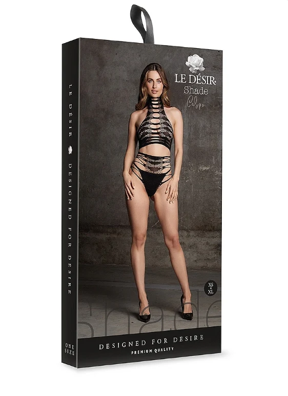 Le' Desir Shade Carpo Two Piece with Turtleneck, Crop Top and Panty - Image 7