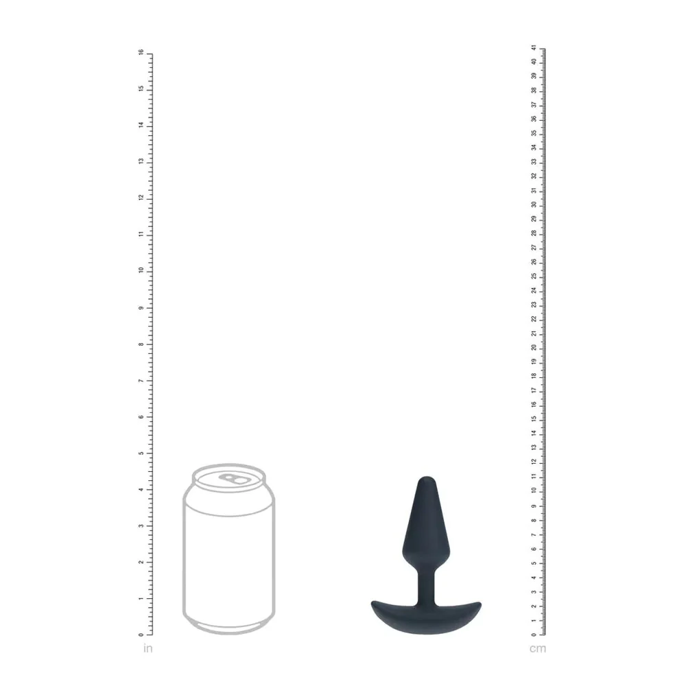 LEVELZ Classic Vibrating Silicone Anal Plug - Small - Black Small USB Rechargeable Butt Plug - Image 6