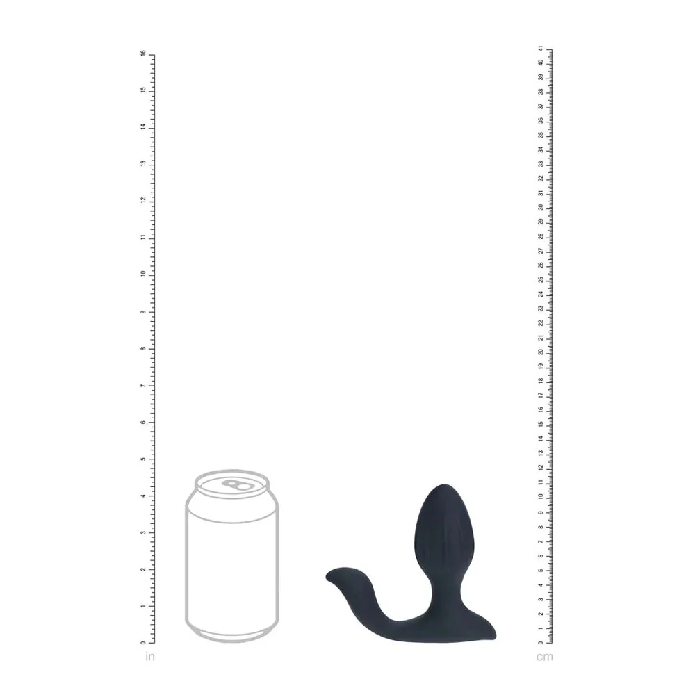LEVELZ Vibrating & Rotating Anal Plug with Ball Stimulator - Black 10.7 cm USB Rechargeable Vibrating Butt Plug - Image 5