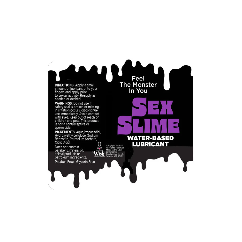 Sex Slime - Purple - Purple Water Based Lubricant - 60 ml Bottle - Image 3