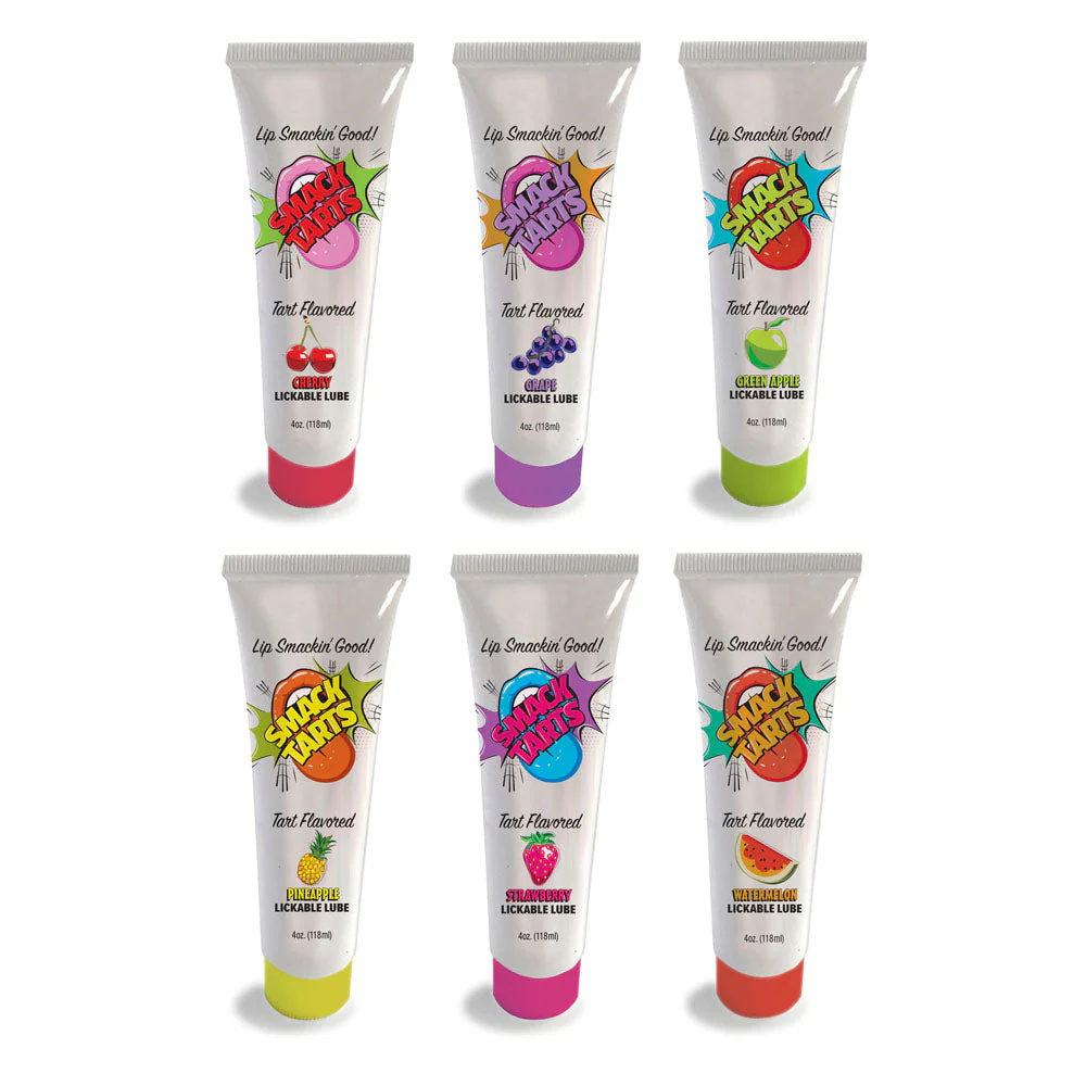 Smack Tarts - Sour Strawberry - Sour Strawberry Flavoured Lubricant - 120 ml Tube - Image 3