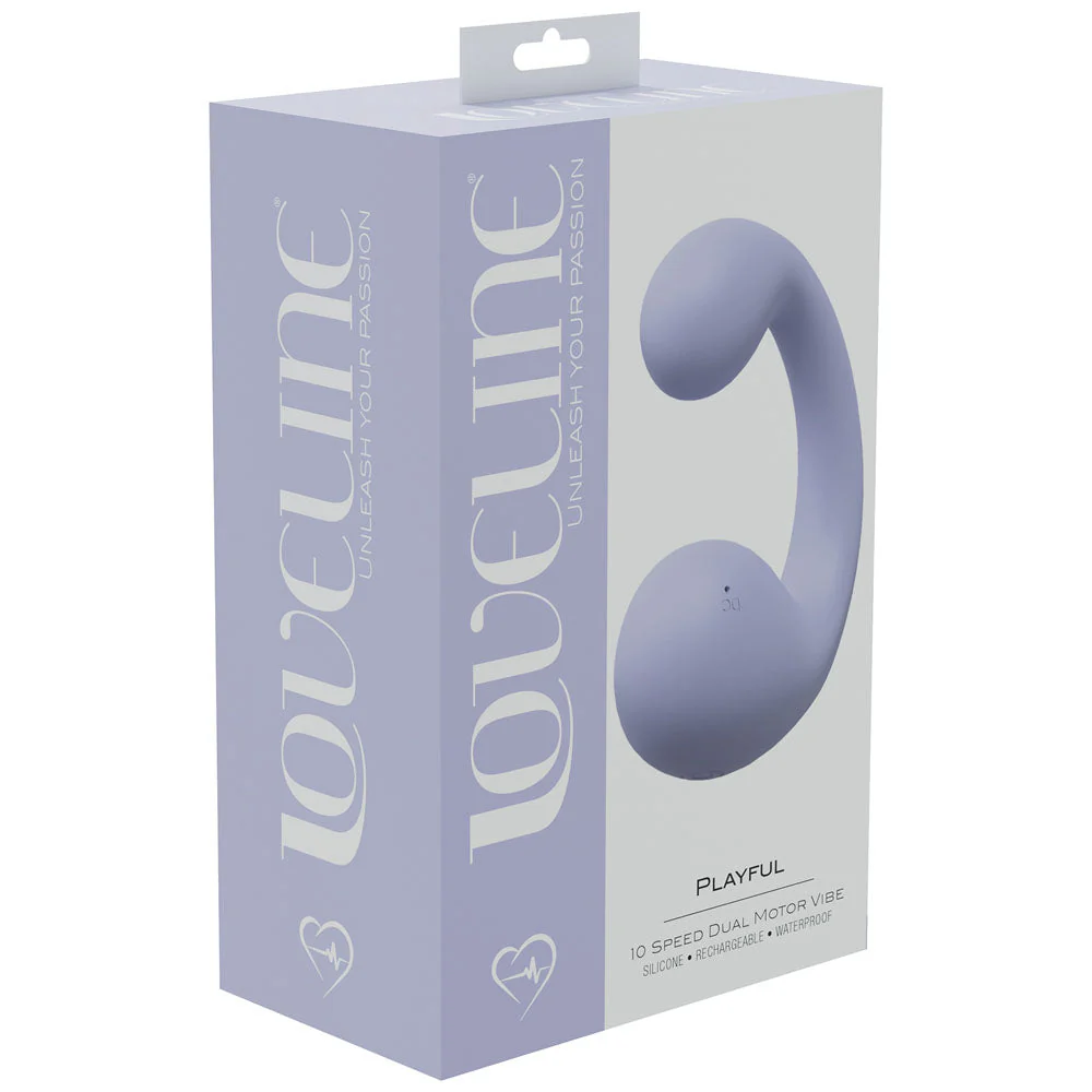 LOVELINE Playful - Lavender - Lavender 8.5 cm Dual Vibrator - Image 4