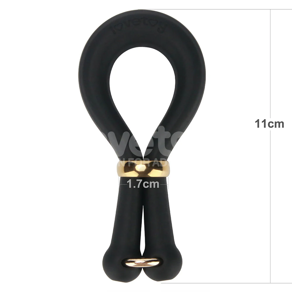 Pinnacle Pro Anyfit Stretcher - Black Adjustable Cock Ring - Image 5
