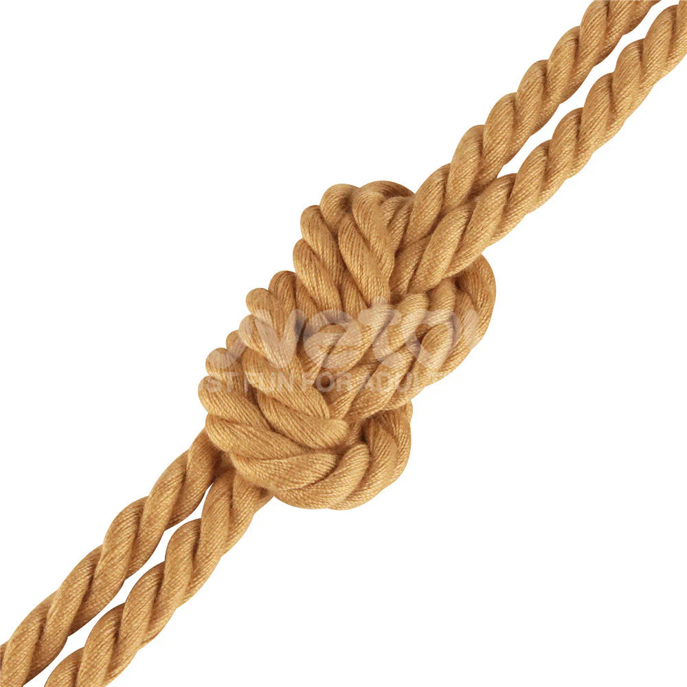 Rebellion Reign Bondage Rope - Natural - Natural Bondage Rope - 10 metre length - Image 7