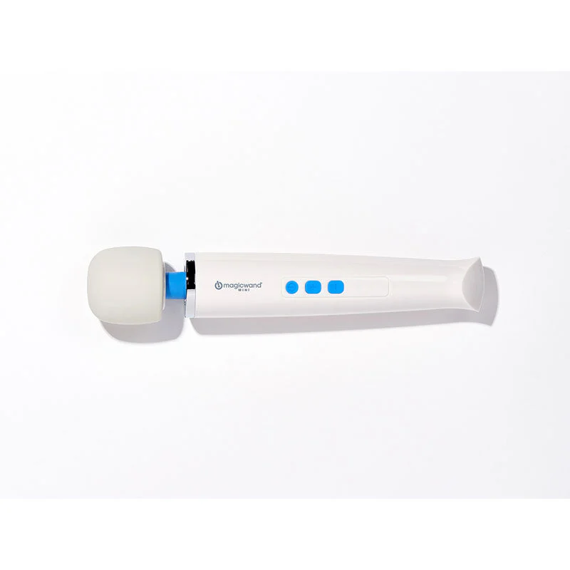 Magic Wand Mini - White Rechargeable Massage Wand - Image 5