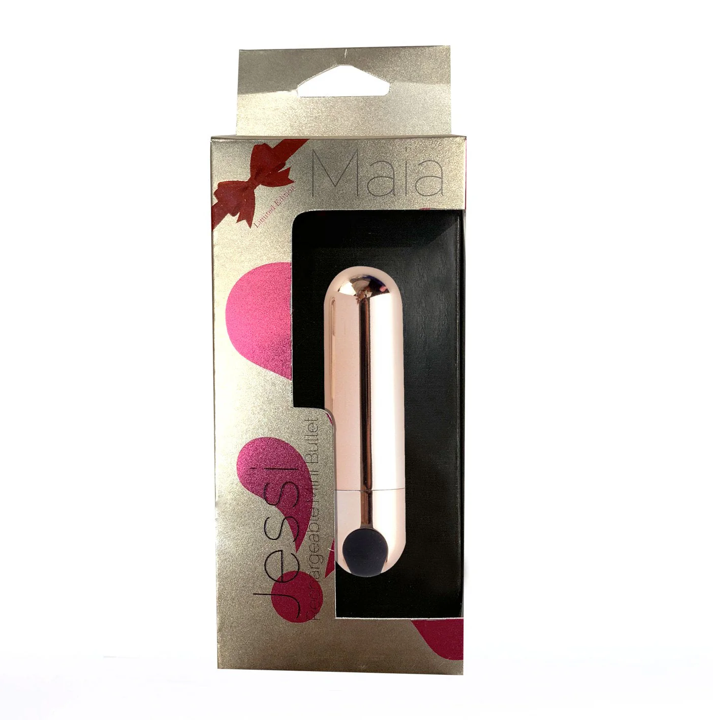 Maia Jessi - Rose Gold 7.6 cm USB Rechargeable Bullet - Image 2