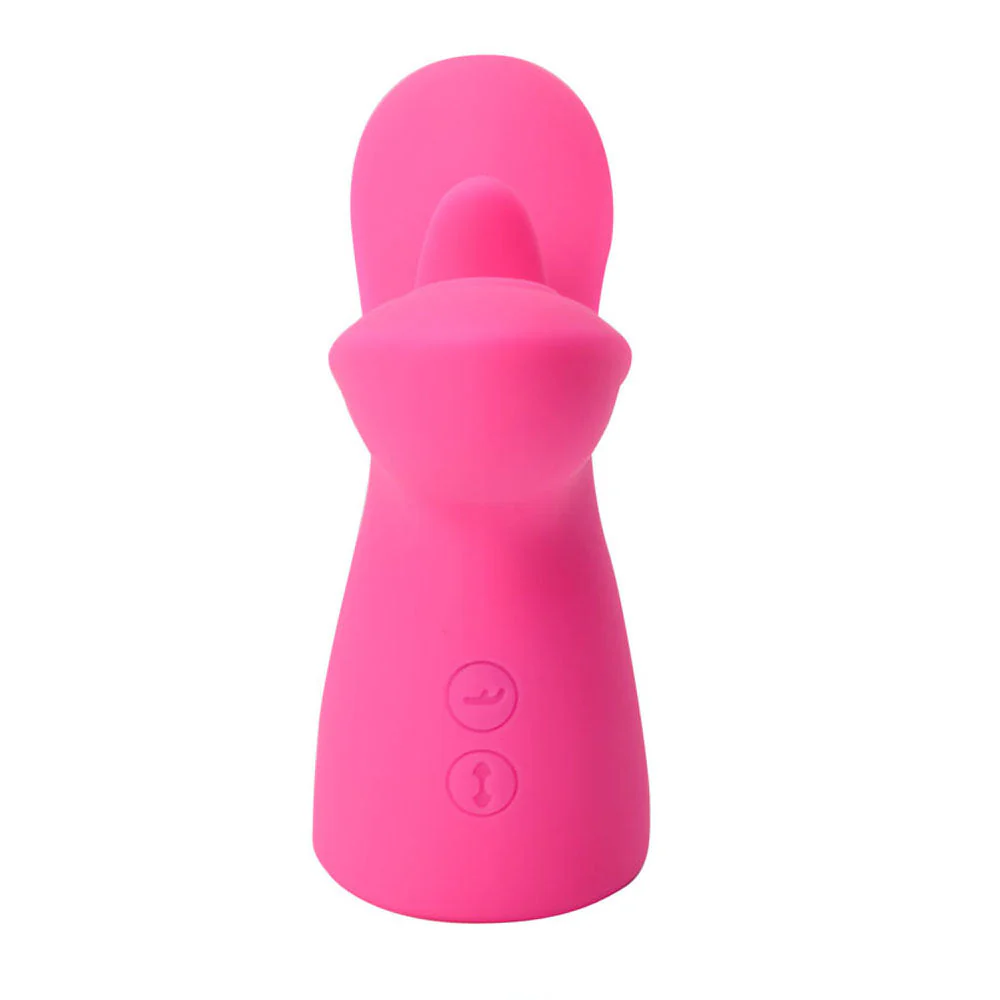 Maia OASIS - Pink - Pink USB Rechargeable Dual Motor Licking & Thumping Stimulator - Image 3