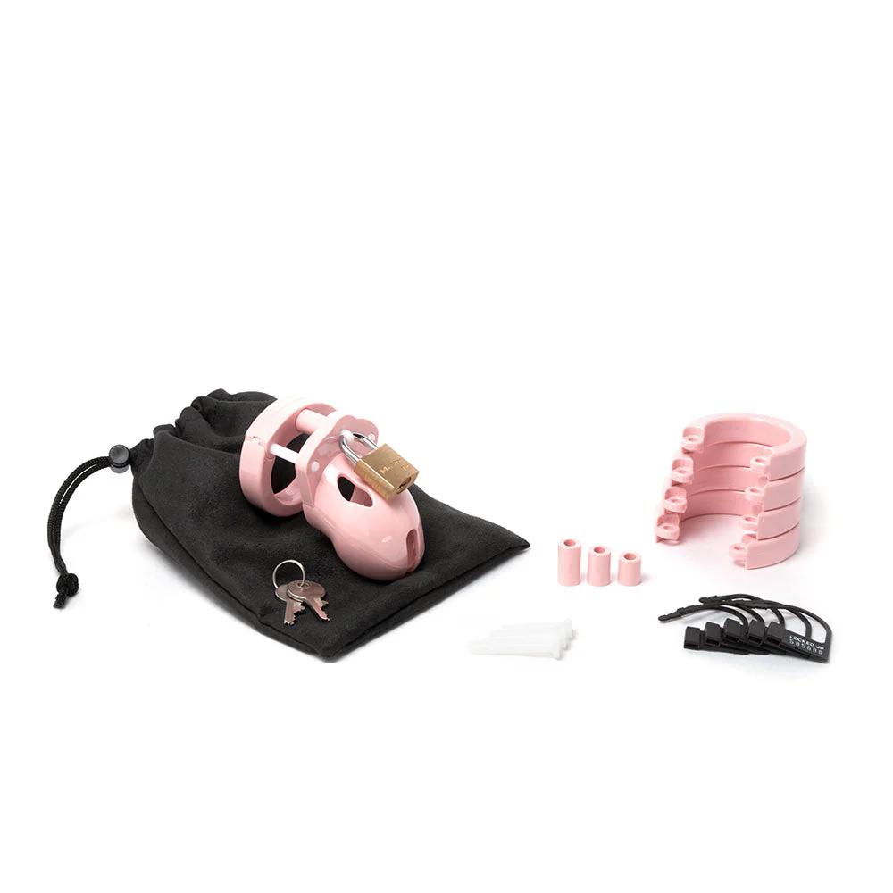 Mr. Stubb Chastity Cock Cage Kit - Pink - Pink 1.75 Inch Cock Cage Kit - Image 4