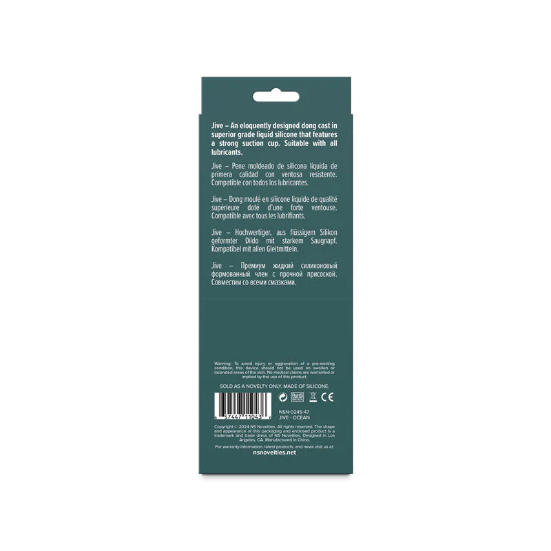 Lust-n-Dreams - Jive - Ocean - Blue 16.3 cm Dildo - Image 5
