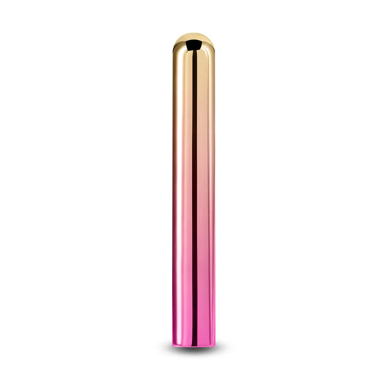 Chroma Sunrise - Large - Metallic Pink/Gold 13.8 cm USB Rechargeable Vibrator - Image 3