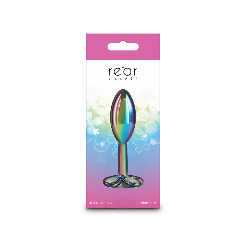 Rear Assets Clover - Multicolour - Multicoloured 9.2 cm Metallic Butt Plug - Image 6