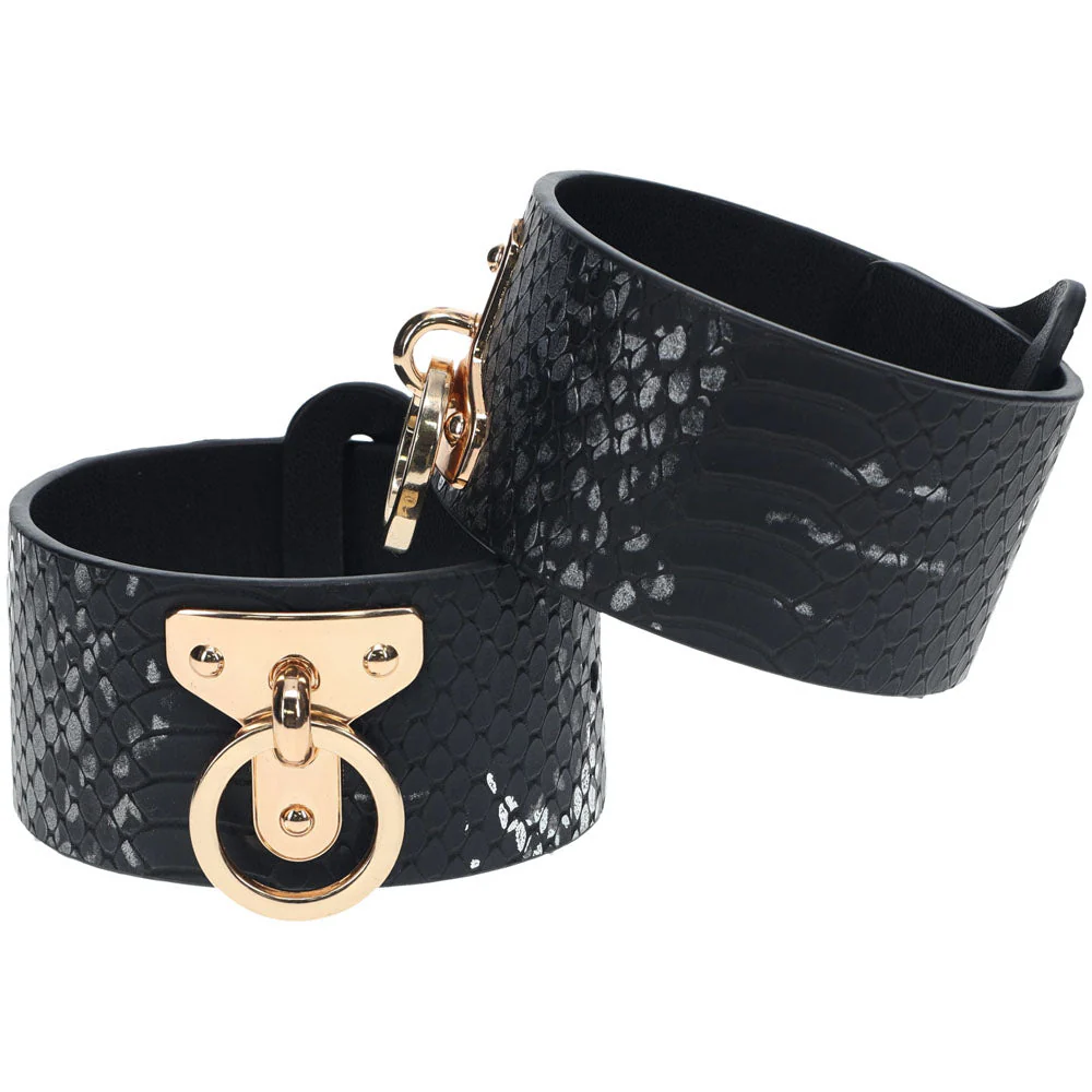 OUCH! Florence Collection - Handcuffs - Black Restraints - Image 3