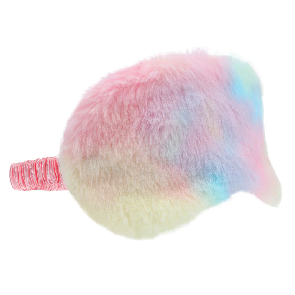 OUCH! Fluffy Mask - Multicolour 1 - Coloured Fluffy Eye Mask - Image 3