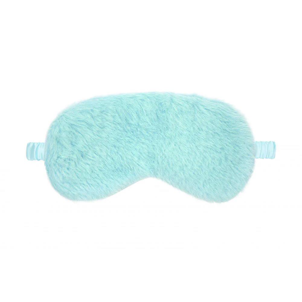 OUCH! Fluffy Mask - Powder Blue - Powder Blue Fluffy Eye Mask - Image 2