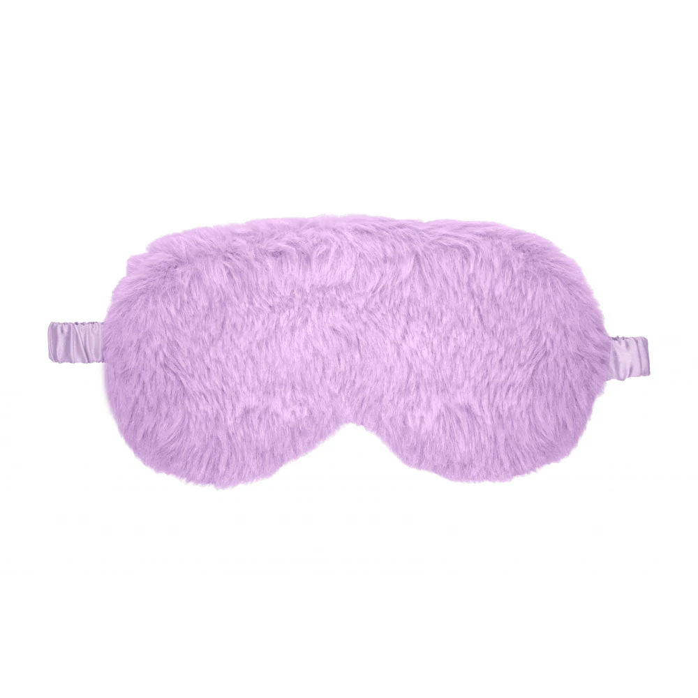 OUCH! Fluffy Mask - Purple - Purple Fluffy Eye Mask - Image 2