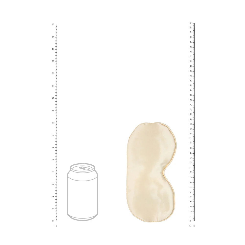 OUCH! Satin Mask - Gold - Gold Eye Mask - Image 4