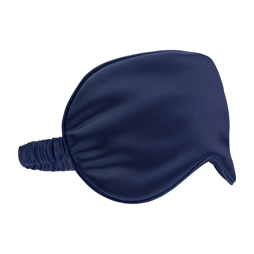 OUCH! Satin Mask - Navy - Navy Blue Eye Mask - Image 3
