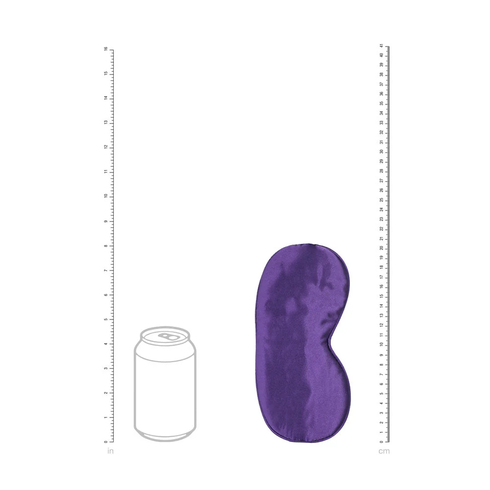 OUCH! Satin Mask - Purple - Purple Eye Mask - Image 4