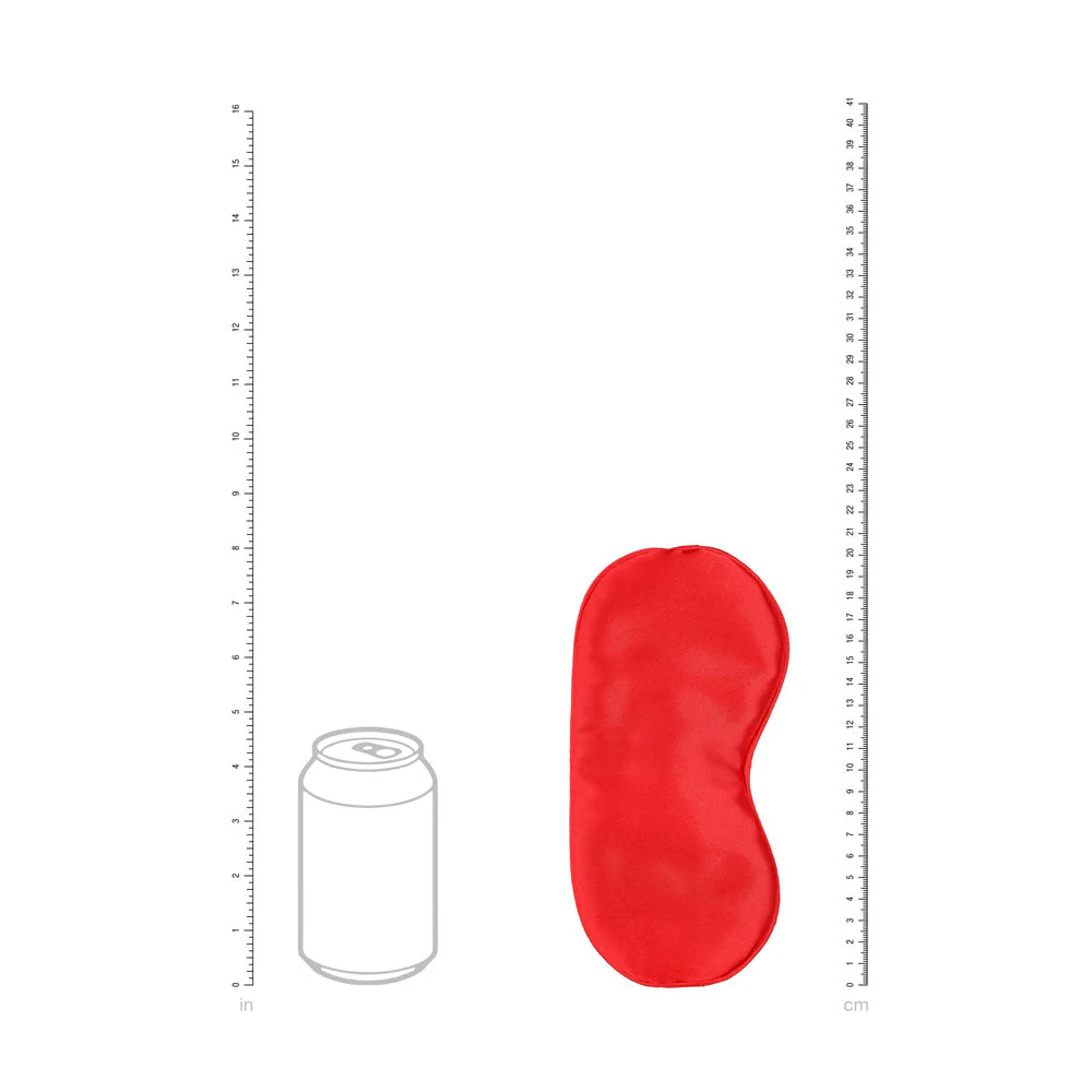 OUCH! Satin Mask - Red - Red Eye Mask - Image 4