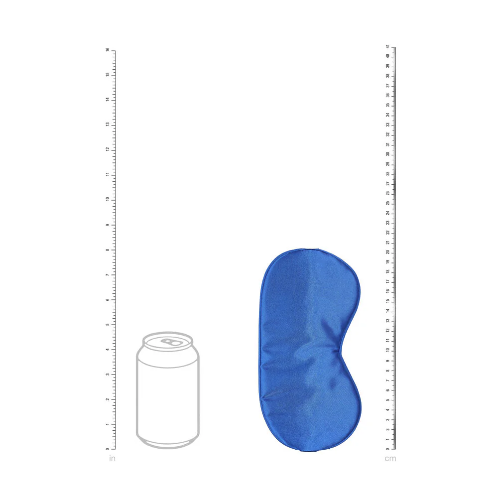 OUCH! Satin Mask - Royal Blue - Royal Blue Eye Mask - Image 4