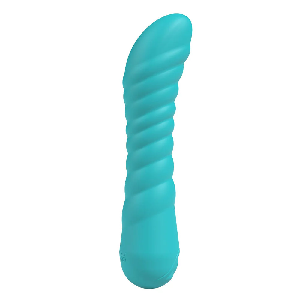 Party Up JAYLEI - Teal - Teal 14.6 cm USB Rechargeable Vibrator - Image 3